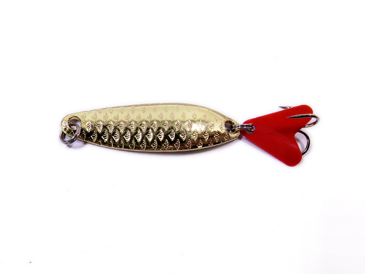 Curved sequin gold 5.5g/4.5cm