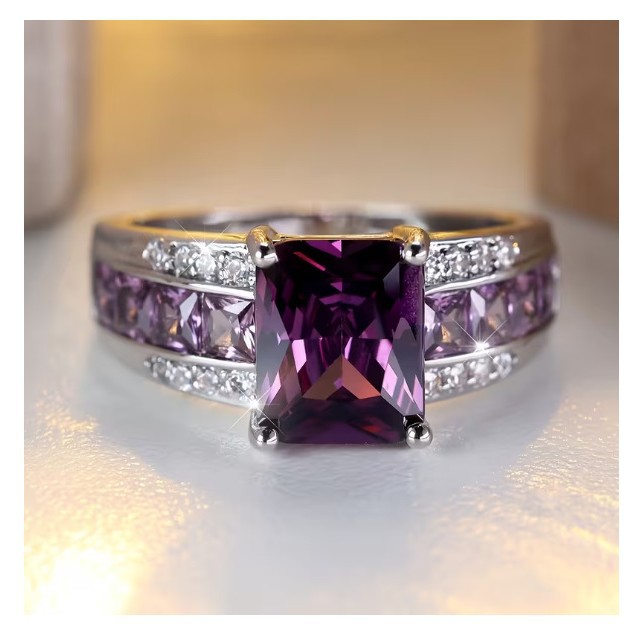 universal retro blue fashionable ring