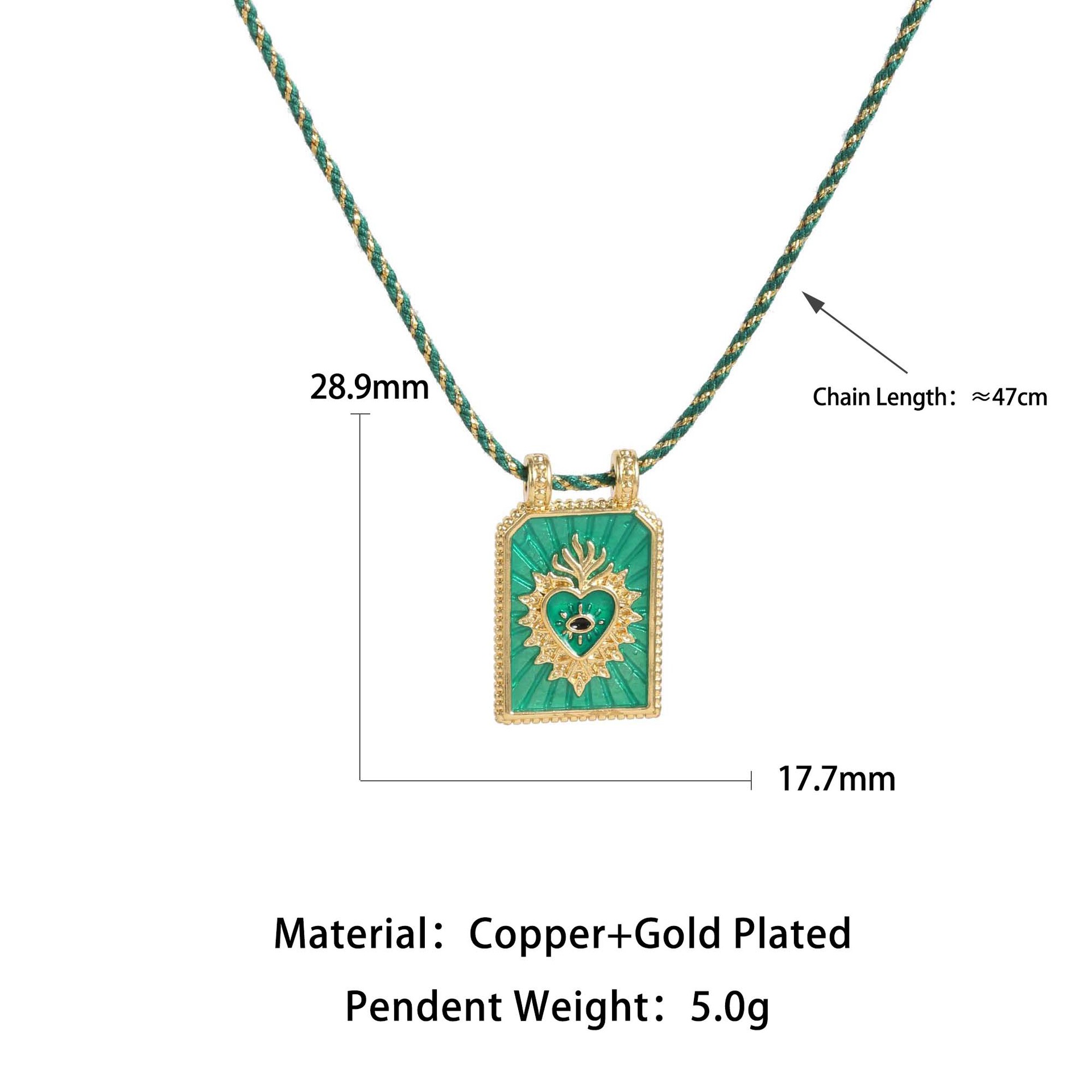 Copper Material Wholesale Jewelry Vintage Style Astrology  Devil's Eye Copper Enamel Plating