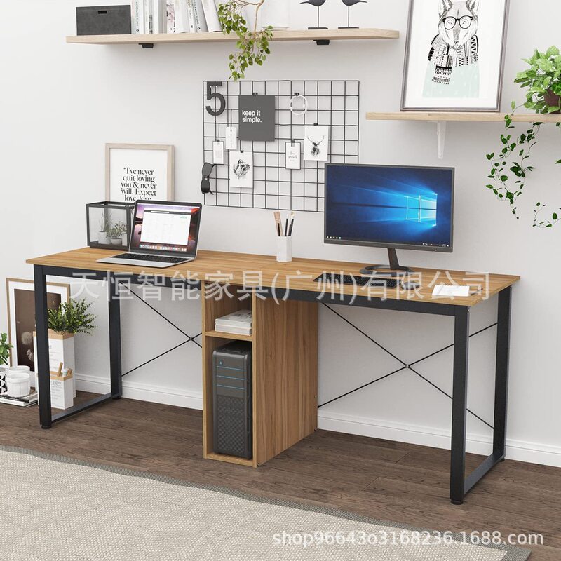 Modern Simple Computer Desk Computer Desk Desk Two-Person Desk Two-Person Desk Home Office Available and Customizable