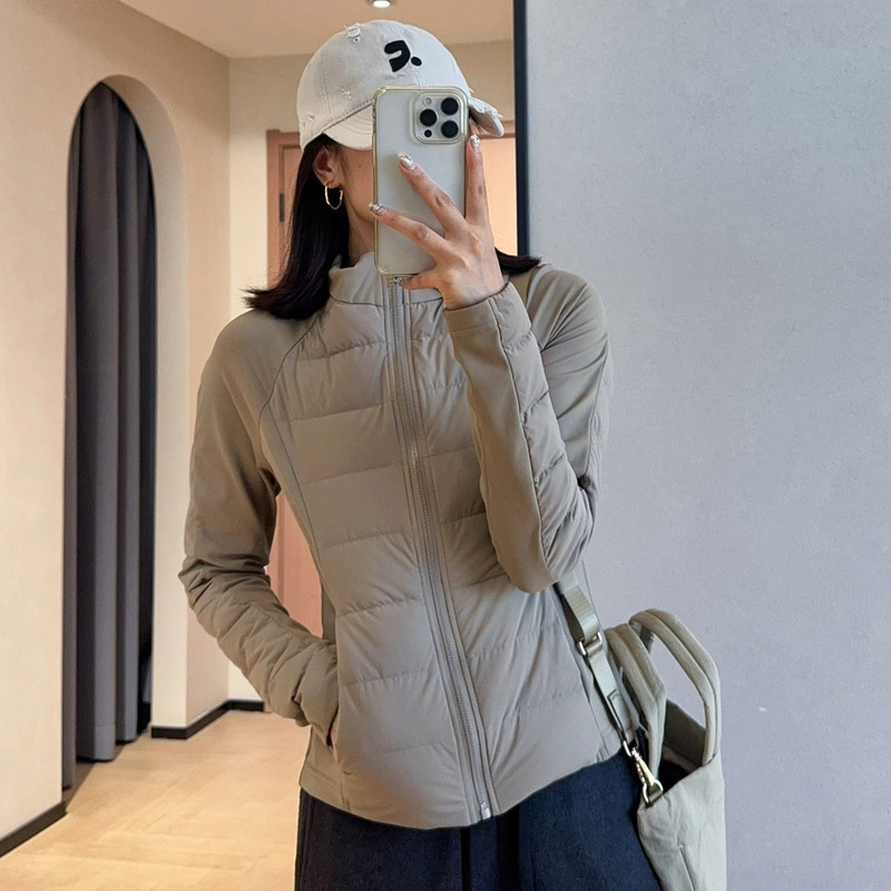 Lu's New National Standard 90 White Duck down Slim Fit Short down Jacket for Small People 2025 Autumn G100606