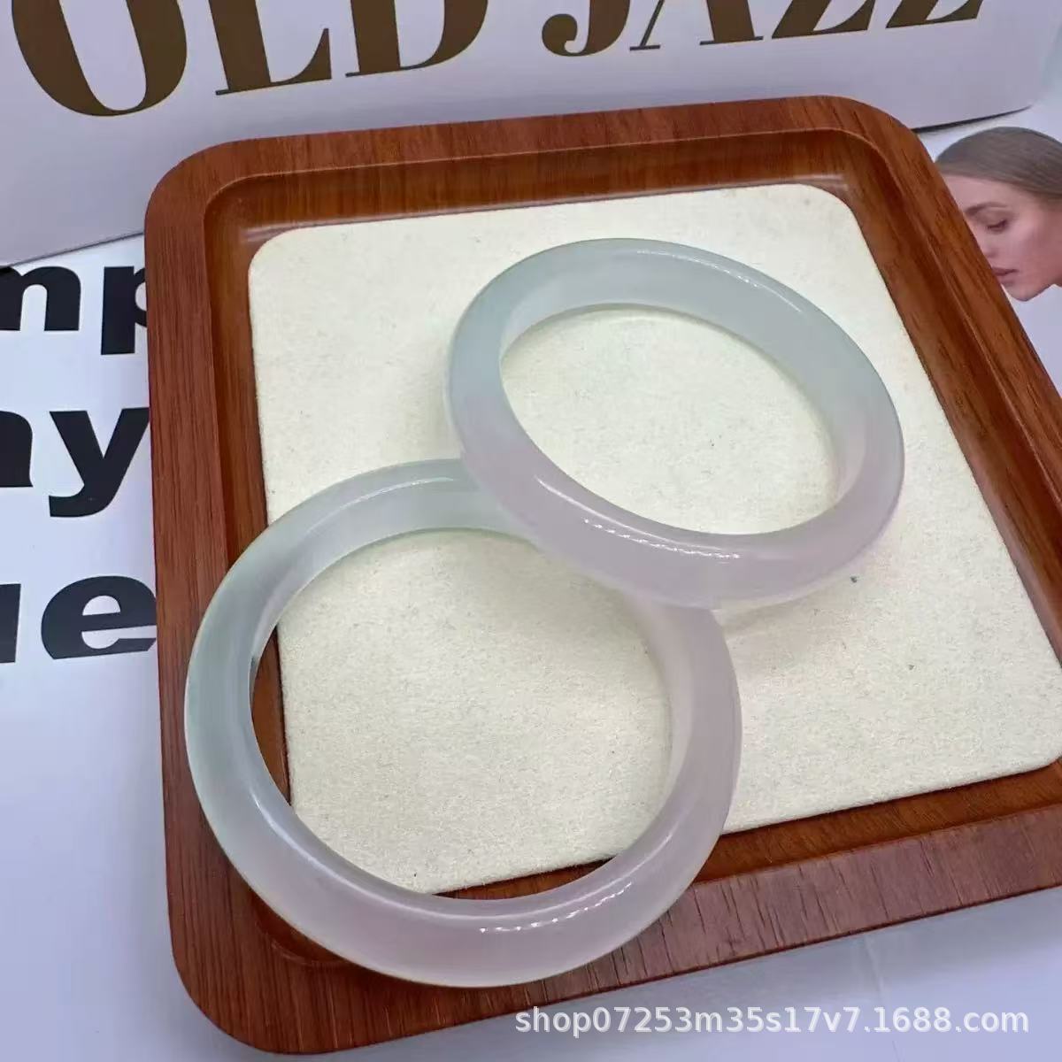 猫眼石手镯高级感女半山半水猫眼手镯小红书同款渐变手镯礼品批发