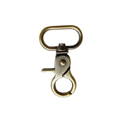 Wholesale factory packaging and hardware accessories including woven belt clips, hooks, and zinc alloy dog and crab fasteners
