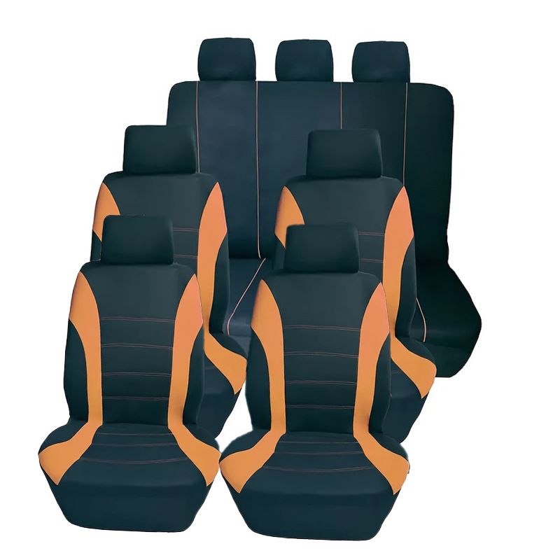 Amazon Mexico 7-Seater Waistline Style All-Season Universal Car Seat Cover Fabric Seat Cover 13-Piece Set Double Line