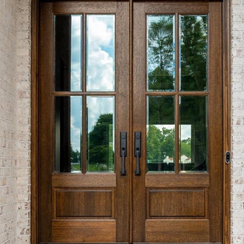 Source Manufacturer Glass Size Optional Double Door Courtyard Entrance Door Set Door Set Minimum Order