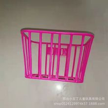 儿童自行车车筐车篮童车配件置物篮小孩单车塑料车筐前置车篓