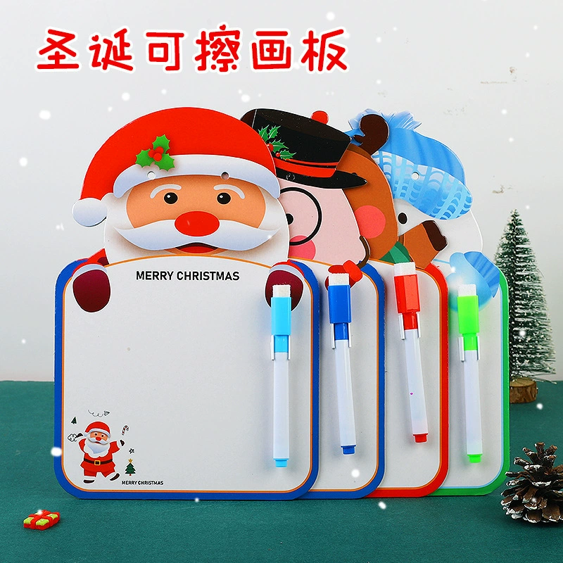 Рождественский подарок детский сад Раннее образование Двусторонняя письменная граффити доска для детей