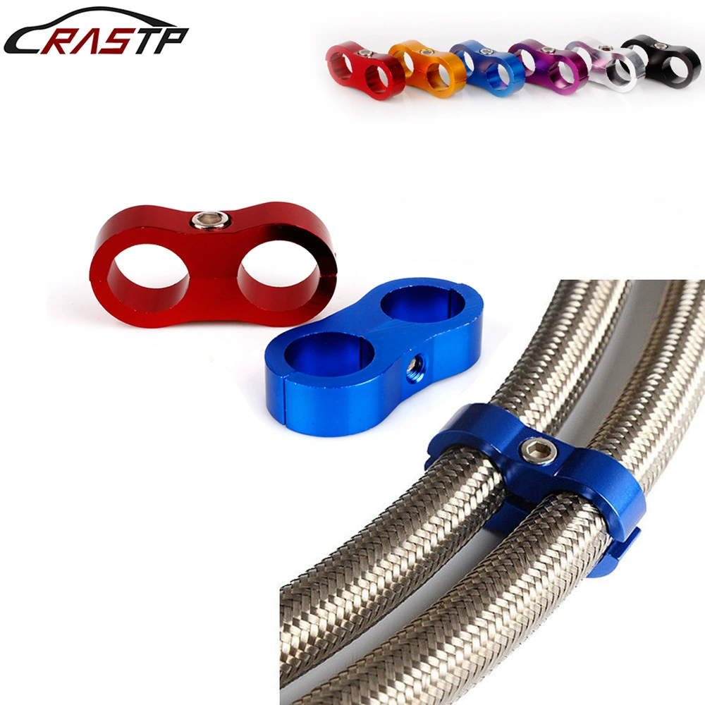 Автомобиль модифицированный зажим для крепления масляной трубы зажим горловины Автомобильная пряжка зажим из алюминиевого сплава сепаратор масляной трубы AN4 8106