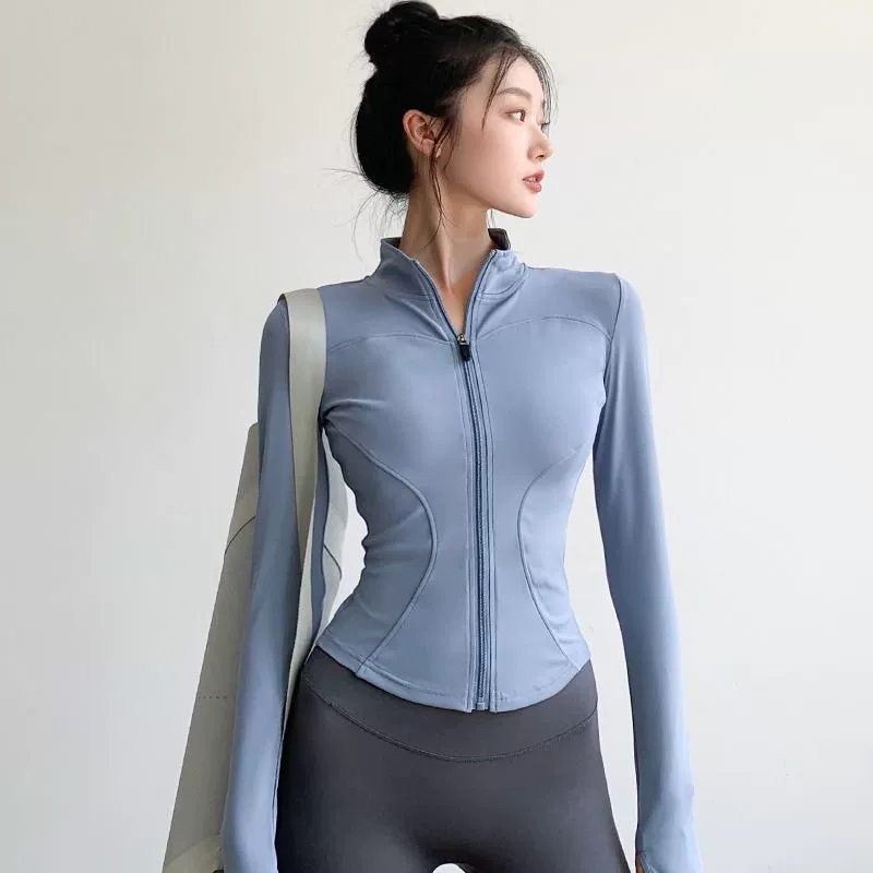 Одежда для йоги женская 2026: новая коллекция, элитные облегающие топы с длинным рукавом, быстросохнущие, для спорта, бега, пилатеса, фитнеса, приталенный крой