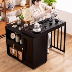 移動小型茶卓茶水箱家庭用バルコニー茶卓茶卓茶卓一体茶卓茶茶セット