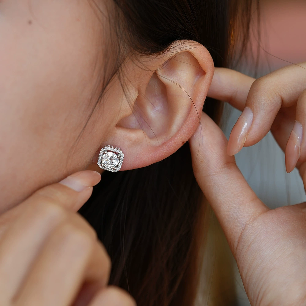 Earrings, accessory, jewelry, silver 925 sample