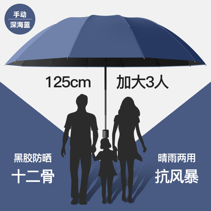 24本骨全自動折りたたみ傘、高級晴雨兼用日よけ・UVカット折りたたみ傘、男女兼用|undefined
