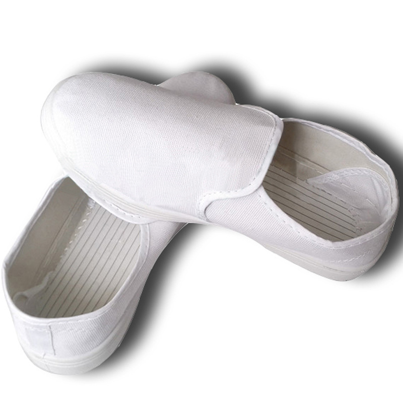 君御防静电帆布鞋中巾鞋电子厂制药厂工作鞋防电击小蓝鞋小白鞋