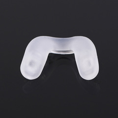 Silicone children's nose pads, soft silicone, integrated nose pads, silicone saddle with double holes, glasses accessories, integrated nose cushion