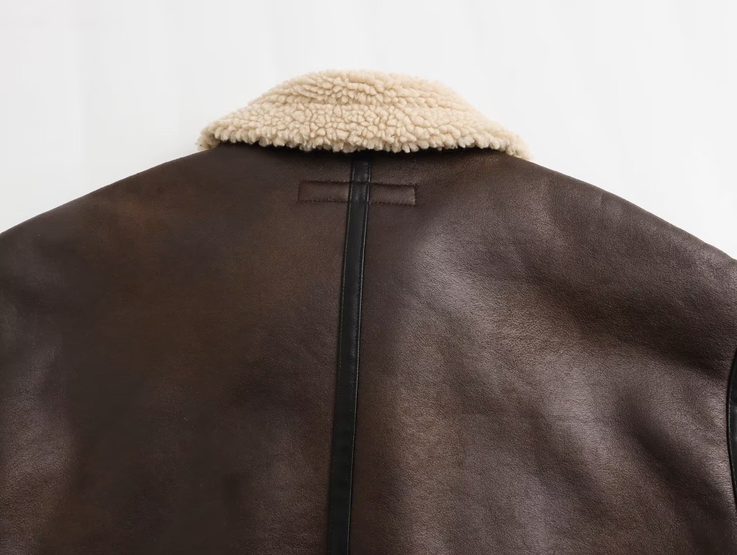 Women's Jacket Fur Lapel Thick Warm Double Sided Short Autumn Coat_voghion.com