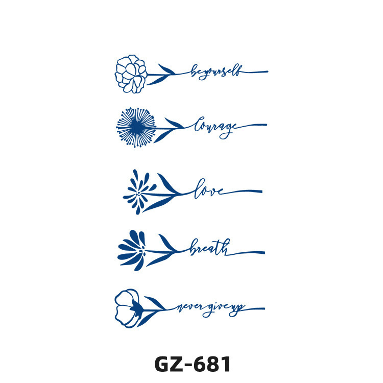 Online celebrity semi-permanent small pattern tattoo stickers herbal juice Animal Flower men and women tattoo stickers factory in stock direct sales Online celebrity semi-permanent small pattern tattoo stickers herbal juice Animal Flower men and women tattoo stickers factory in stock direct sales