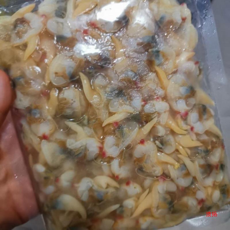 辽宁丹东东港原汁大黄蚬子肉个大无沙蛤蜊花肉熟冻原浆黄蚬肉凉拌
