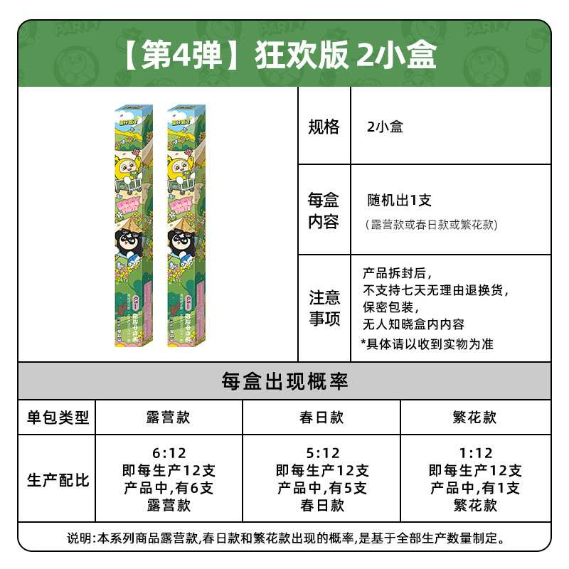 卡游蛋仔派对中性笔第四弹狂欢版笔纪按动黑色水笔正版周边盲盒|undefined