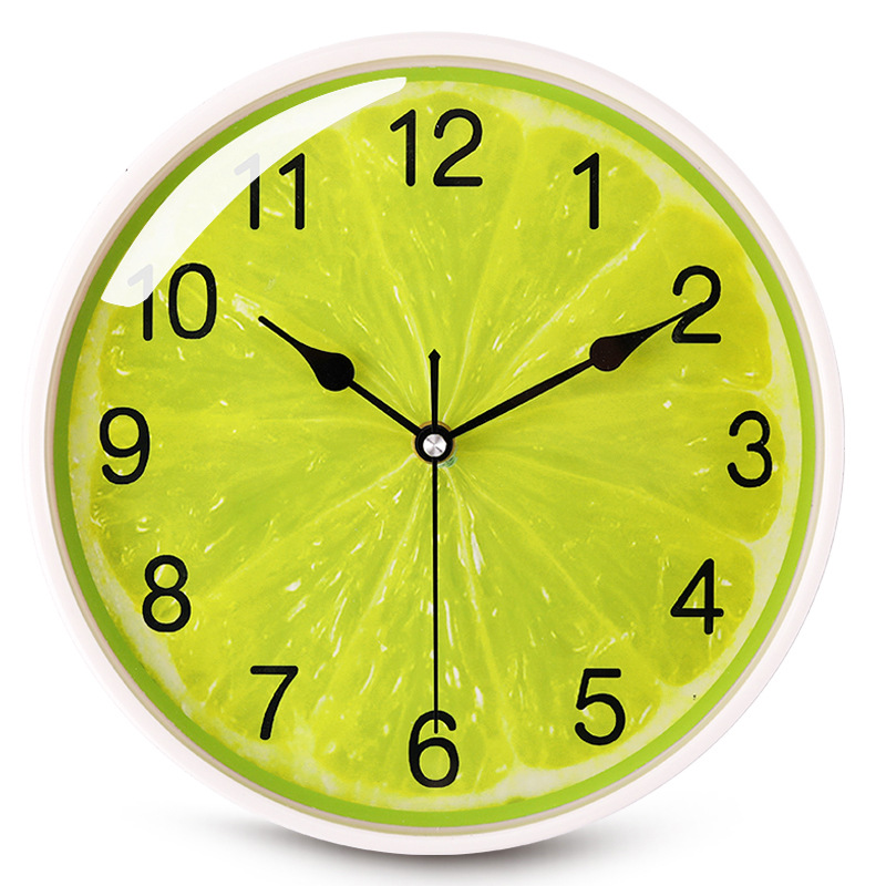 Cartoon Clock Bedroom Living Room Wall Clock Fashion Creative Clock Simple Modern Silent Wall Clock Personalized Quartz Clock