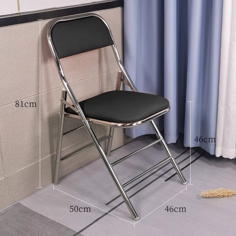 silla de acero inoxidable gruesa silla de respaldo casera reposabrazos individuales asiento de ocio asiento al aire libre silla de comedor taburete