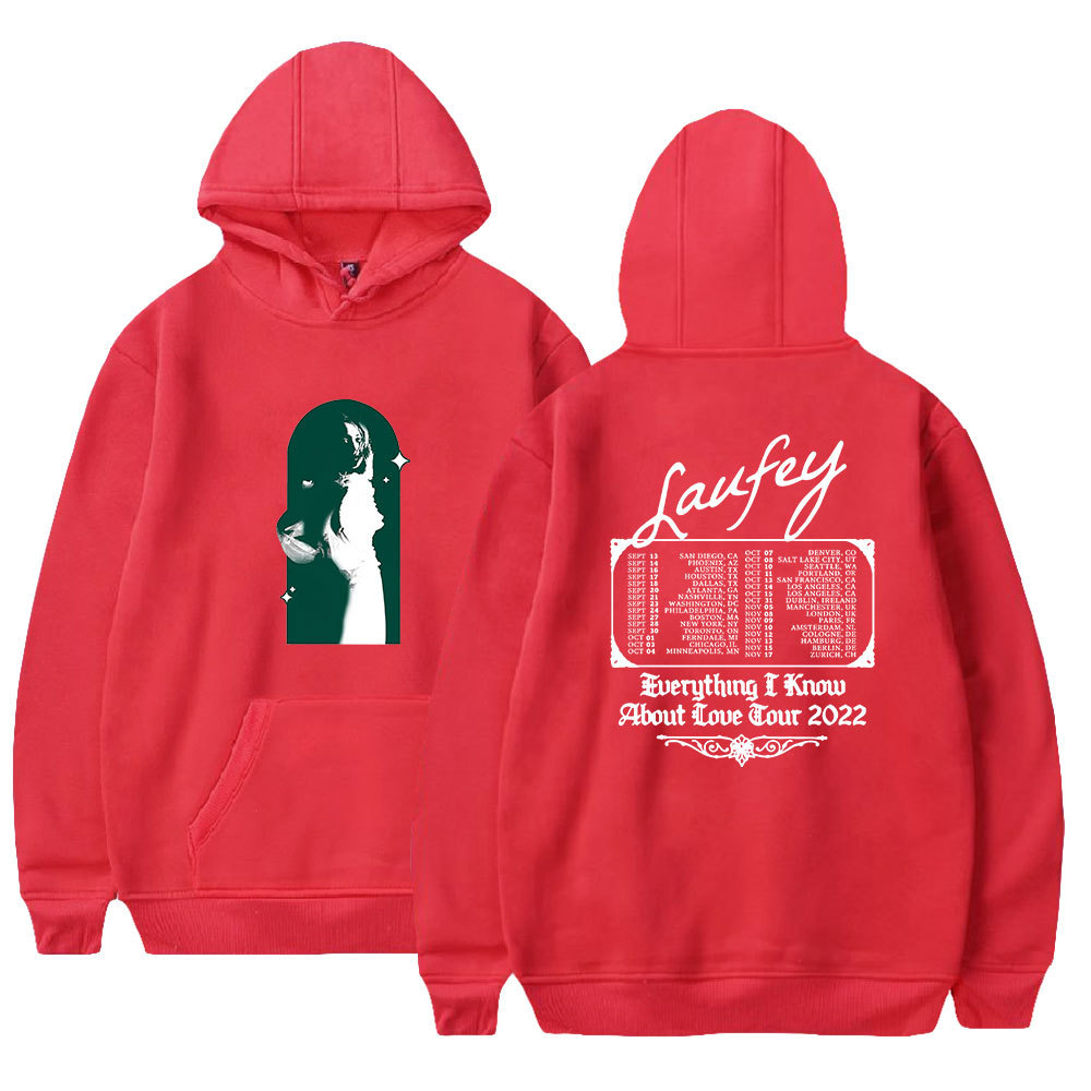 Laufey Hoodie Long Sleeve Sweatshirt Setwear Men