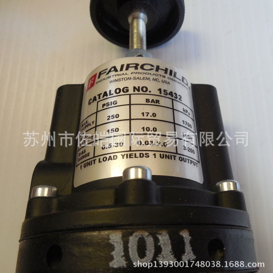 供应FAIRCHILD仙童品牌原装压力调节阀 15432型号调压阀