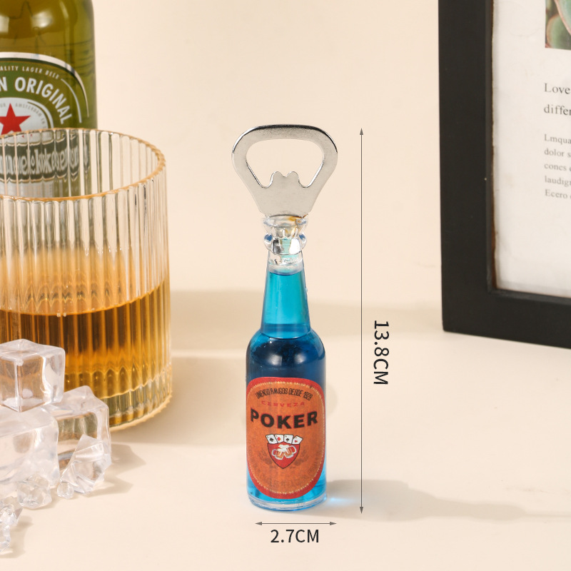 Abrebotellas de cerveza de celebridades de Internet, imanes para refrigeradores de moda personalizados, mini destornillador de cerveza al por mayor