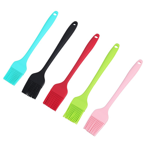 Silicone brush integrated silicone barbecue oil brush small silicone sweep baking tool seasoning brush 21cm silicone sweep