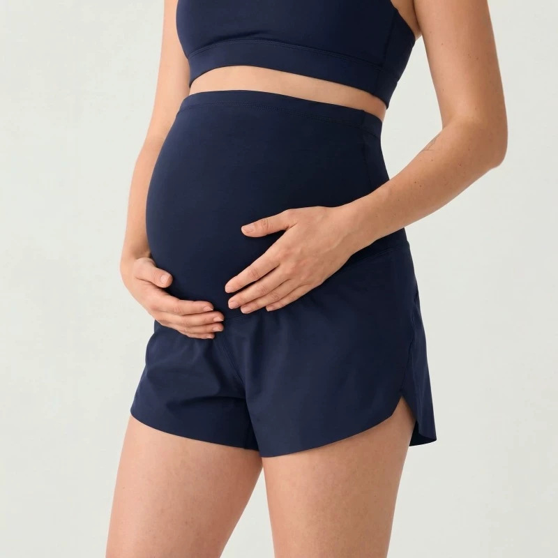 European and American Style Maternity Shorts for Abdominal Exercise, Running, and Casual Wear in Summer 2515