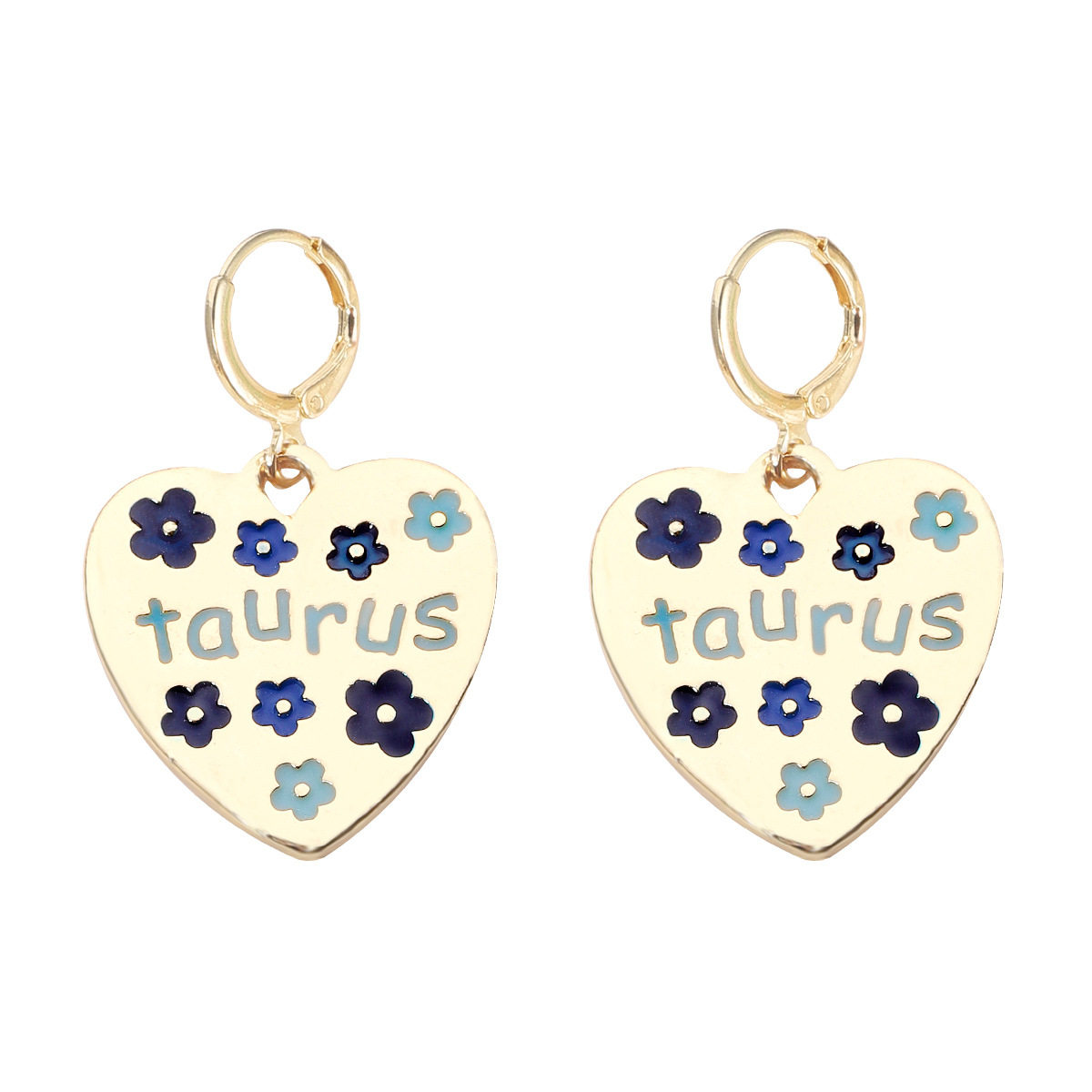 Fashion Heart Shape Alloy Enamel Women's Drop Earrings 1 Pair display picture 3