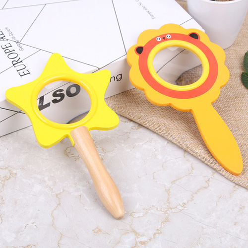 Cross-border new product cartoon magnifying glass insect observer children's science experiment toys small science kindergarten teaching aids