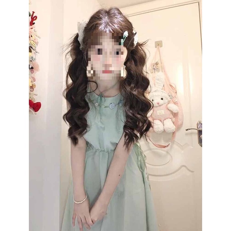 Summer New Style French Sweet Youthful Sleeveless Vest Dress with a Stylish Design, Patchwork Waist-Cinching Slimming Floral Long Dress Summer New Style French Sweet Youthful Sleeveless Vest Dress with a Stylish Design, Patchwork Waist-Cinching Slimming Floral Long Dress