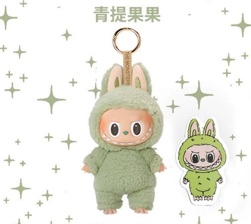 在庫あり LA Bubu 第一世代シリーズ ビニールフェイス ブラインドボックス マカロン トレンディ ギフト ペンダント 人形 ぬいぐるみ|undefined