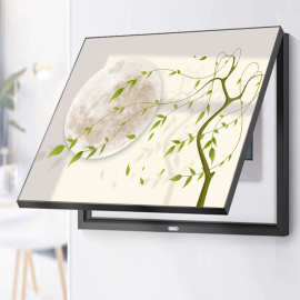 新中式画电表箱装饰画遮丑挂画电闸总开关配电箱壁画清明上河图