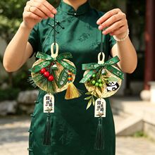 端午节粽子香包葫芦门口挂件艾草蒲扇挂饰场景布置品氛围装饰礼物
