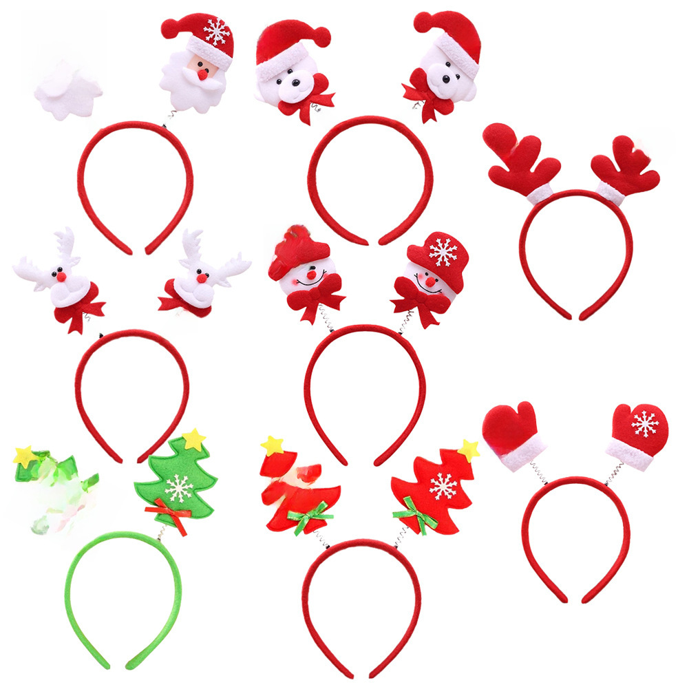 Christmas Party Performance Dress Up Jewelry Children's Gift Christmas Supplies Head Buckle Headband Headband Headband_voghion.com