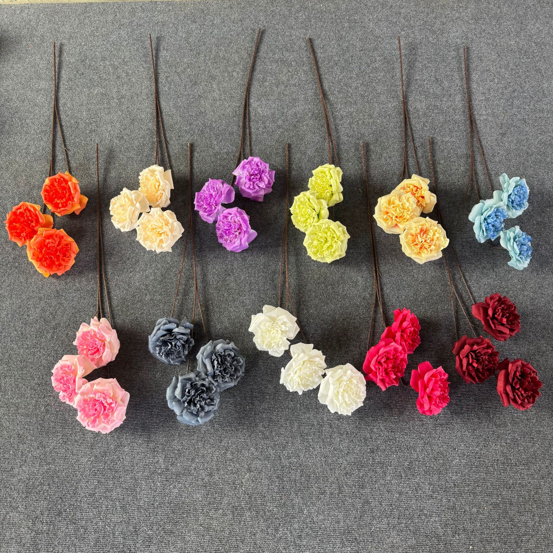 Artificial flower high branch Austin rose wedding arch decoration…