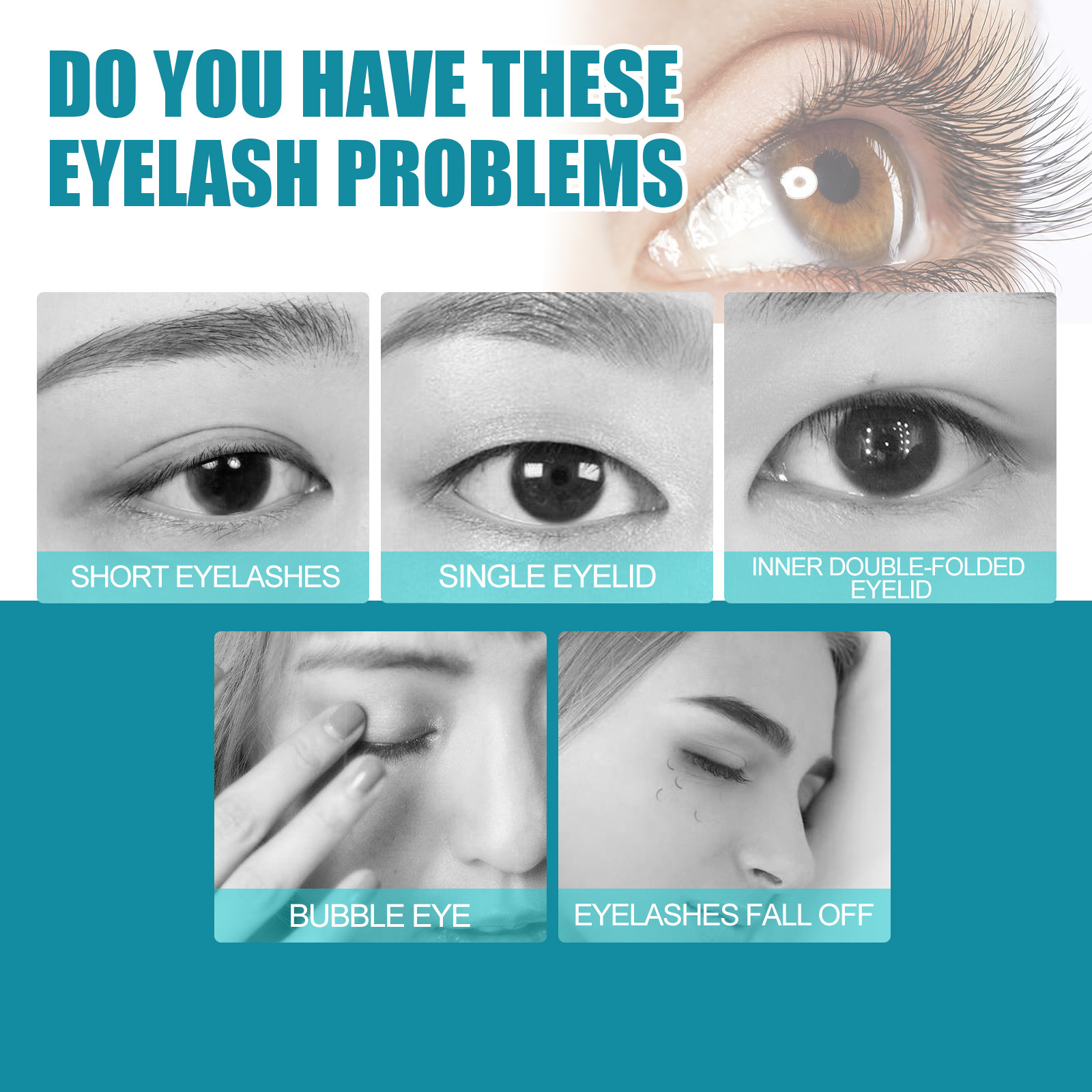 EELHOE-varttaminen hellävarainen, vähäherkkä, nopeasti kuivuva, vedenpitävä, ei jälkiä ja kaunis meikkisilmä_voghion.com