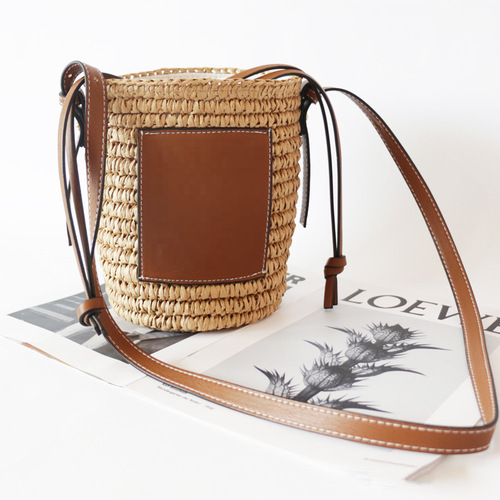  new style crochet cross-body shoulder bag for women, simple and cute drawstring cylinder bag, mobile phone bag