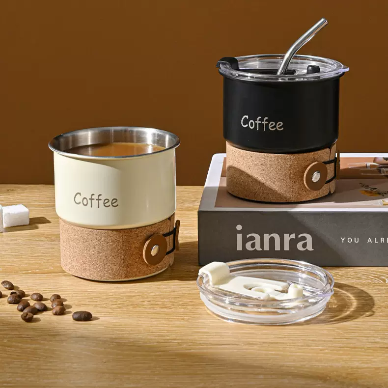 304车载咖啡杯网红高颜值露营杯便携保温杯水杯车载创意随手杯