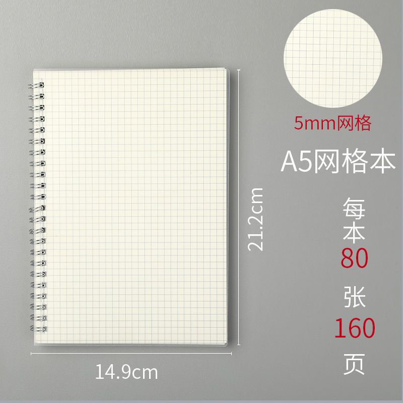 A5 코일 그리드 80 매 (160 표면)