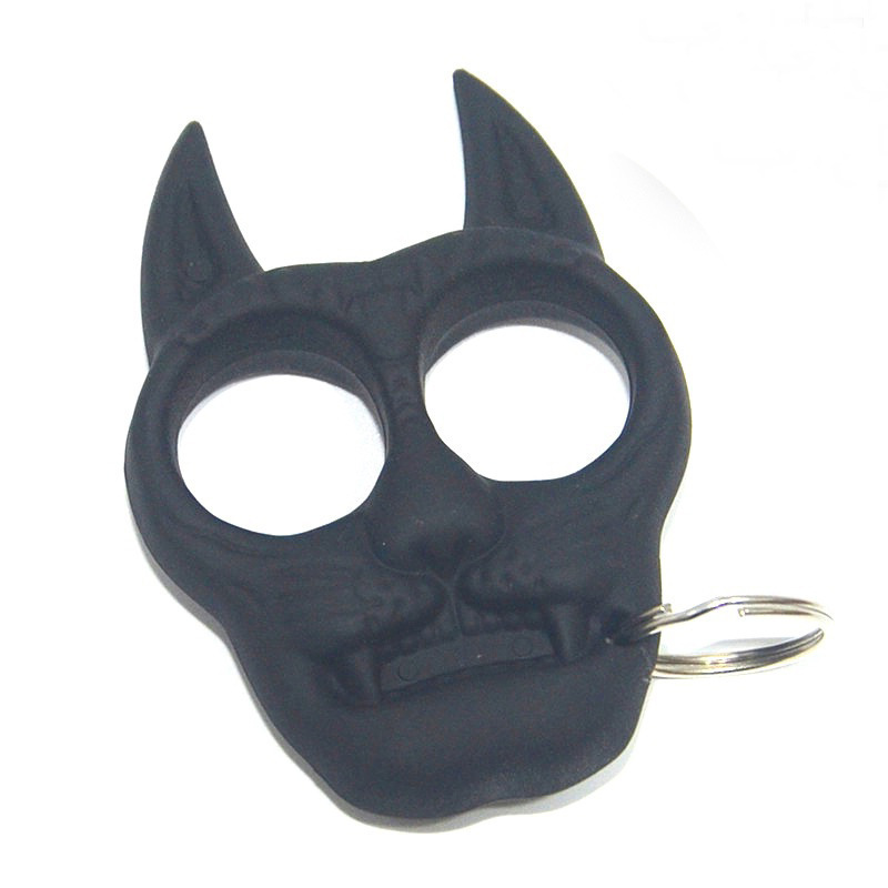 Cross-border plastic steel tiger finger tiger hand buckle tiger key chain girl self-defense key pendant manufacturers wholesale