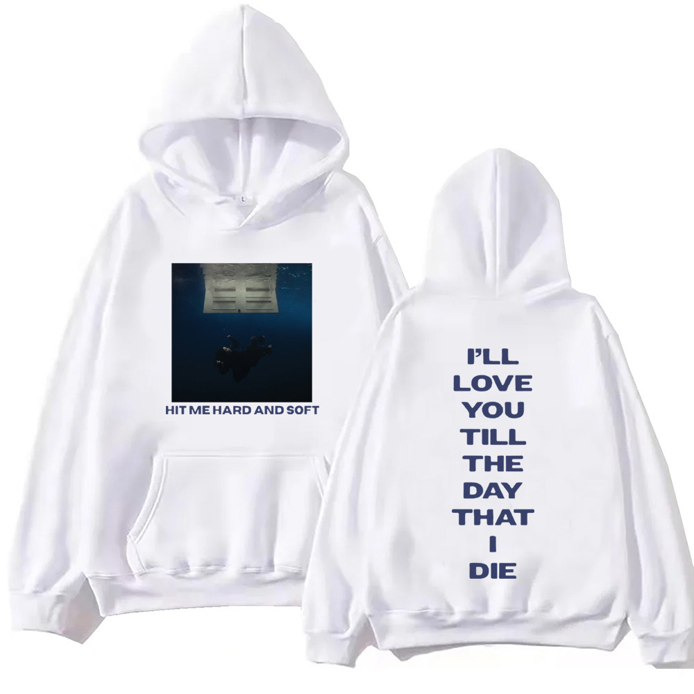 Billie Hit Me Hard and Soft 2024 Tour Hoodie Harajuku Hip H