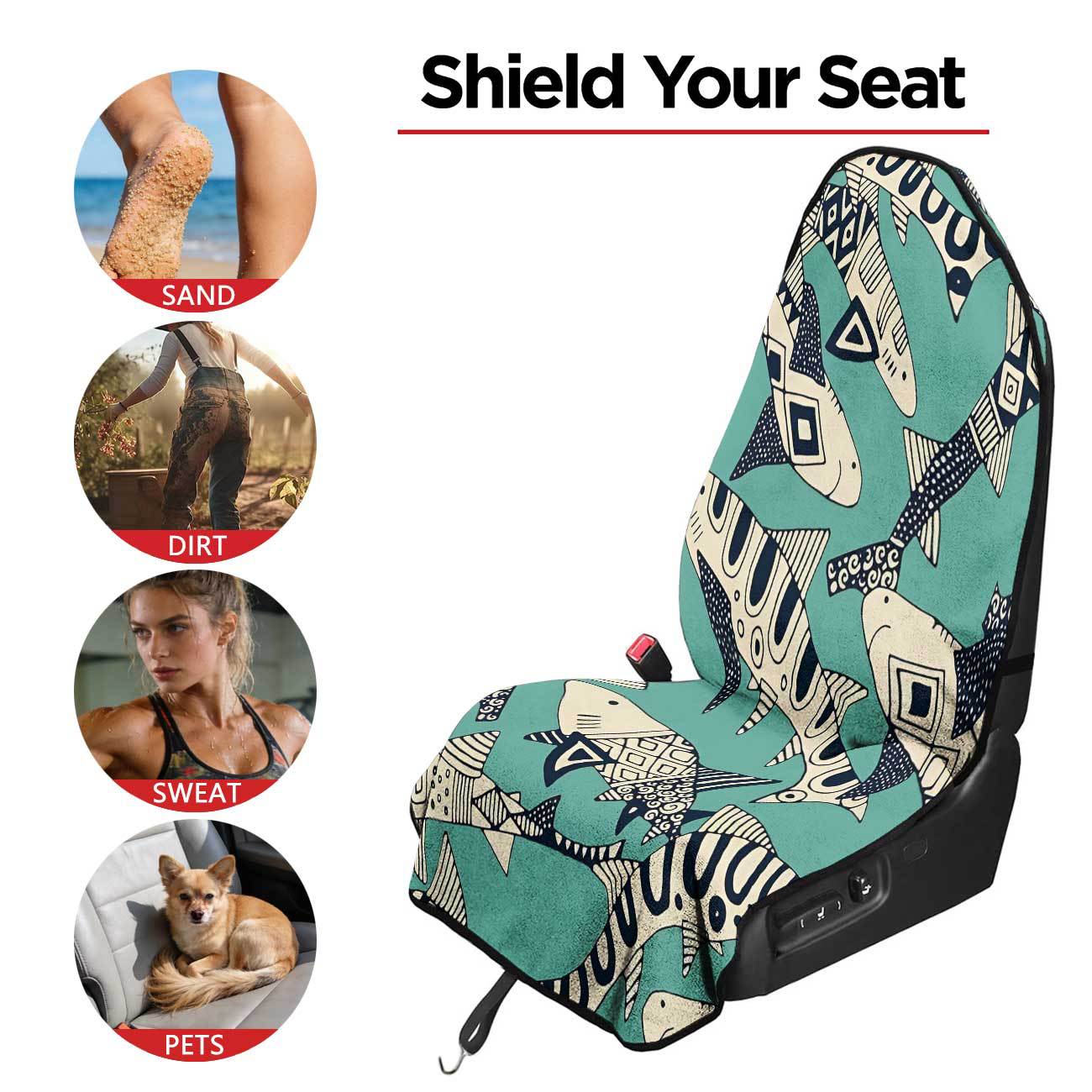 Car seat towel cover front seat protector suitable for gym and exercise, universal for all seasons, car use 44