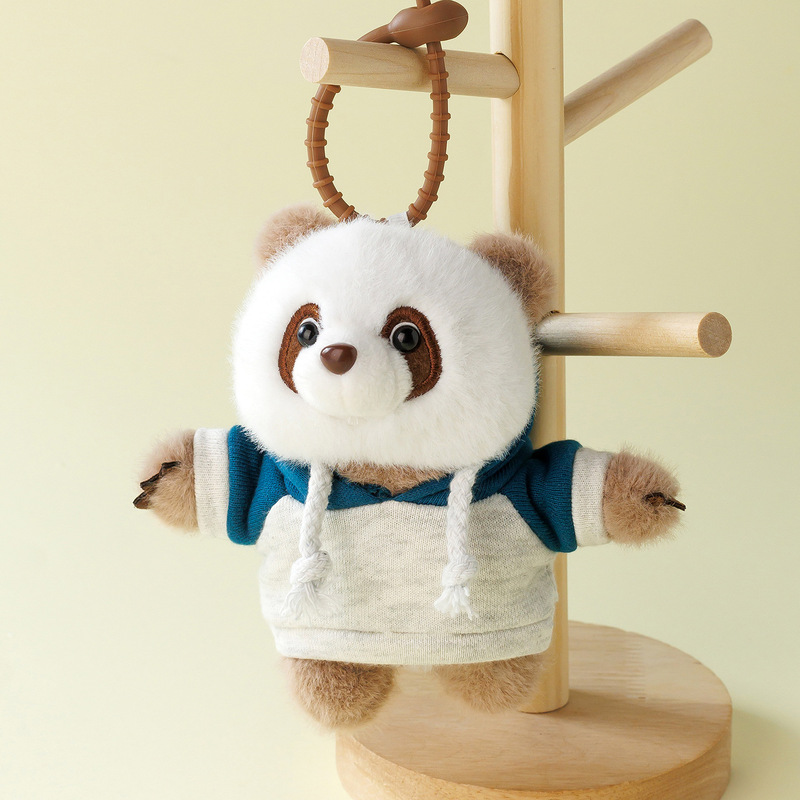 かわいいスウェットシャツ、レッサーパンダ人形、ペンダント、キーホルダー、バッグアクセサリー、会社イベントの小さなギフト、卒業記念ロゴ|undefined