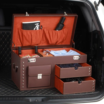 Car storage bag/box | storage box drawer type