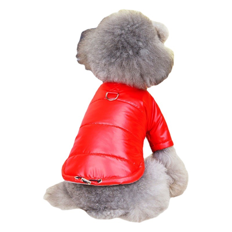 Mascota perro ropa Teddy mascota de dos piernas de algodón acolchado ropa para mascotas ropa de invierno nuevo impermeable 22 chaqueta impermeable image 1