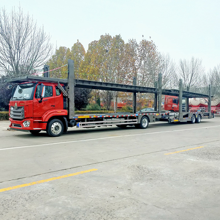 直销物流运输车 车辆运输半挂车 轿车托运车 转运车 中置轴轿运车