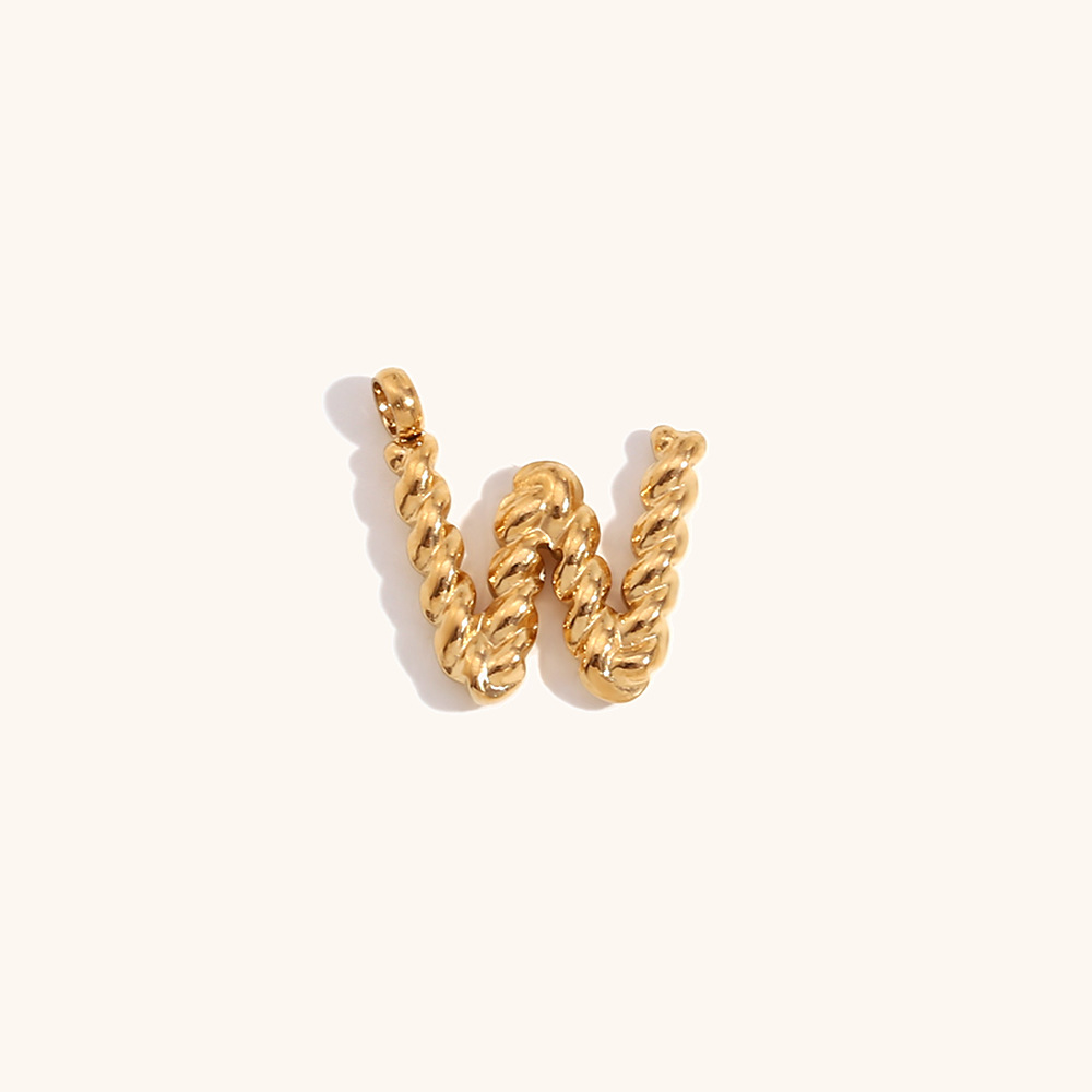2g Weight 0.03µm-0.05µm Gold Plating Thickness PVD Coated Gold Plating Process Pendant Jewelry Making Type 18K Real Gold Plated Plating Material 1 Piece Quantity 304 Stainless Steel Material Letter Pattern Simple Style Style Waterproof Non Tarnish, Plating Craft 1 Piece Stainless Steel PVD Coated Real Gold Plated Letter Pendant DIY Jewelry Accessories 8