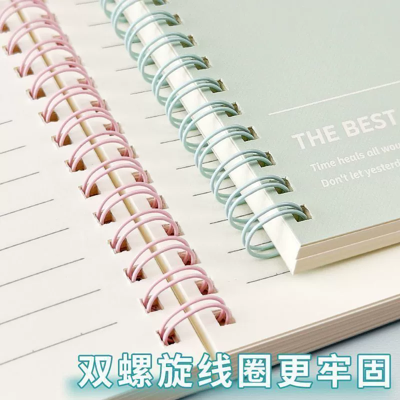 Spiral Notebook A5 Lined for High School Students, Super-thick Pages, Multi-book Set